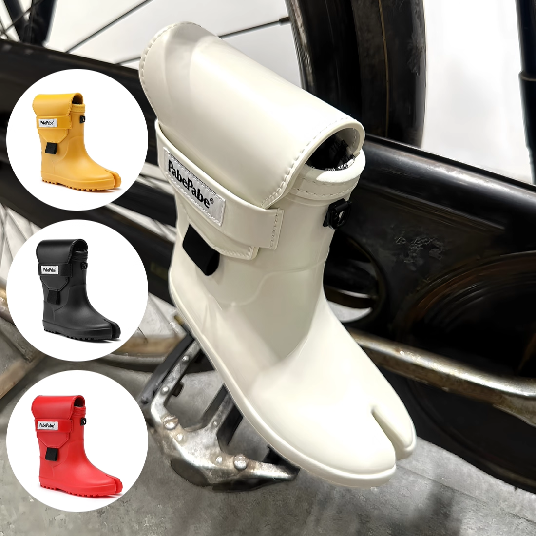 霍思燕同款PabePabe创意可爱雨靴手机包防水分趾EVENBUYER很会买