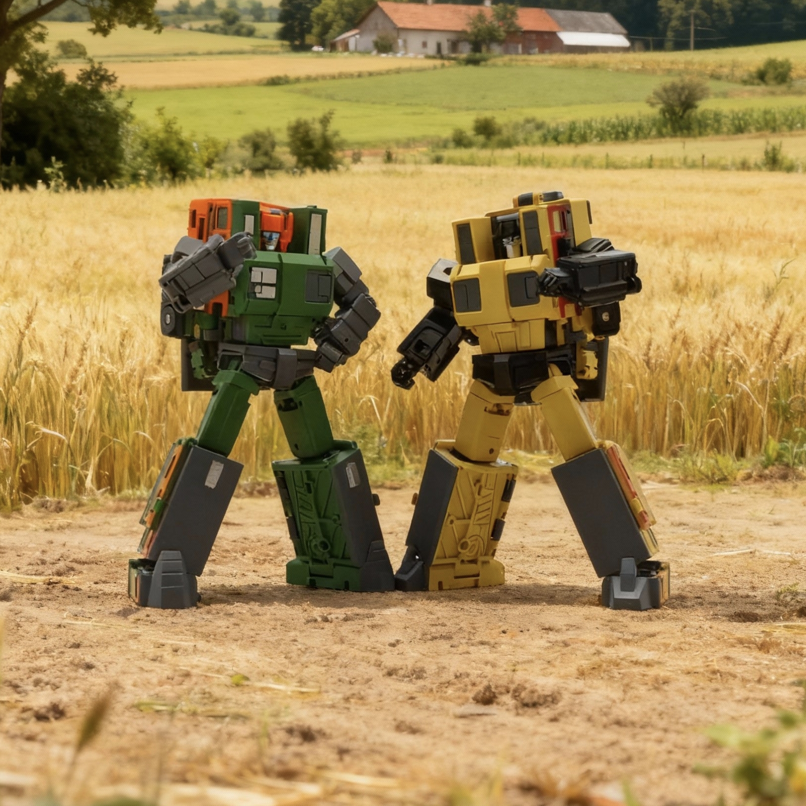 思阳文化变形玩具雷电组合