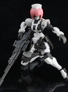 拼装玩具FIFTYSEVEN NO.57傀甲小队-柚衣 女性素体女仆装免胶热销