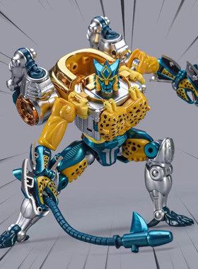 TABWM-03金属豹变形玩具精涂版