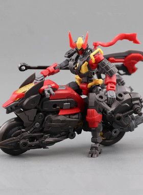 FIFTYSEVEN默启拼装模型NO.57傀甲小队影狼 鬼火载具国创机甲摩托