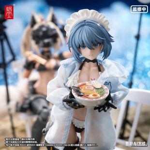 预定定金 蜗之壳原创机娘RA-02S 和音夏日特勤 1/12 手办