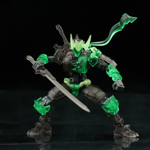 拼装 NO.57傀甲小队系列 焱 鬼火忍者 机甲可动模型玩具现货 异色款