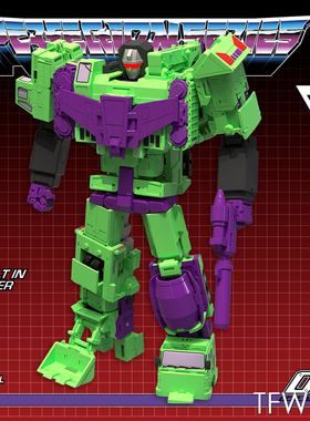 变形玩具MMC OX大力神PS-27铲车PS-28搅拌车推土机 翻斗车 吊车