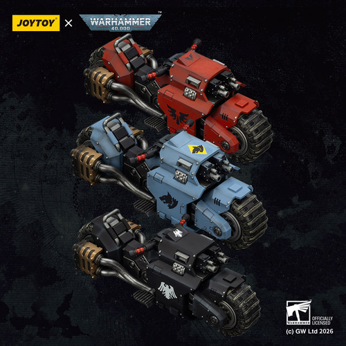 JOYTOY 暗源 战锤40K 1/8 掠夺者型战斗摩托车成品可动载具模玩