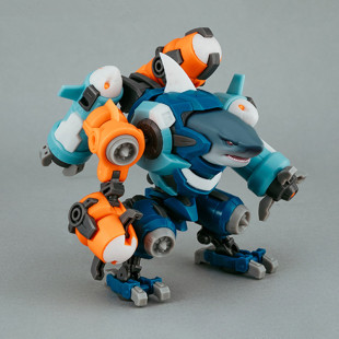 鲛鲨1 模型NO.57傀甲狩人小队 24国创机甲玩具 拼装 FIFTYSEVEN