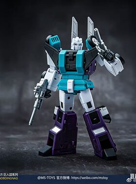 变形玩具魔方MS-TOYS MS-B62六面兽忍者参谋G1动画六变战士小比例