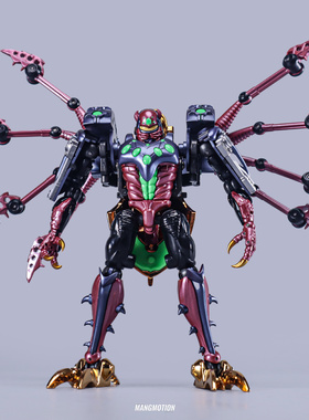 变形玩具 TransArt TA BWM-11金属狼蛛 三变蜘蛛BW猛兽侠超能勇士