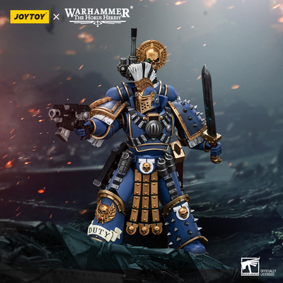 JOYTOY暗源荷鲁斯之乱极限战士雷穆斯•文塔努斯1/18成品可动兵人