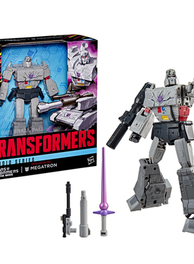 孩之宝变形金刚周年纪念SS86大电影战损威震天L级成品机器人