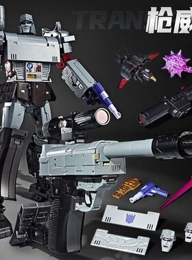 变形玩具 威震L天 手枪威 G1版本麦加登合金成品模型