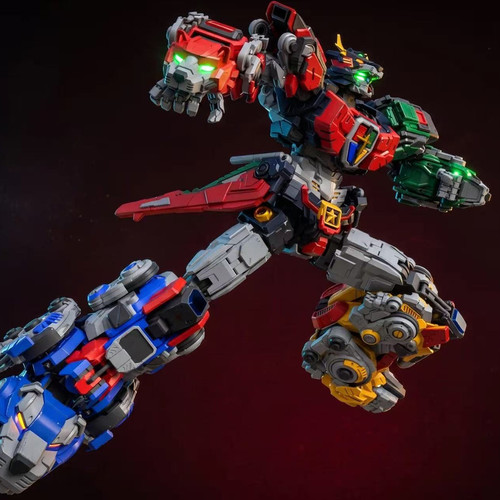 ARX-TOYS工作室 野兽皇帝ATX-01五狮合体百兽王 黑狮兽王成品可动