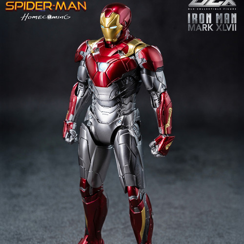 THREEZERO 3A DLX 钢铁侠 MK47 Mark蜘蛛侠英雄归来 可动人偶手办