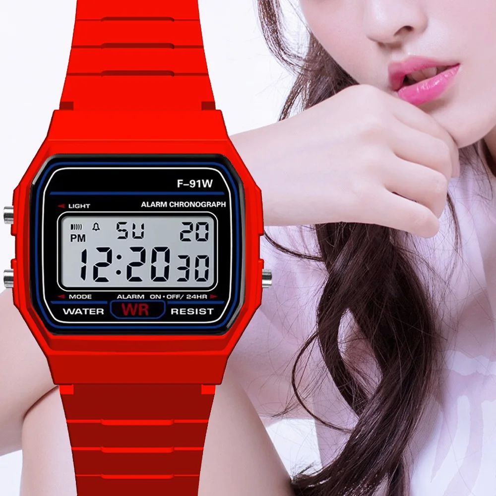 ink Children Digital Watches Silone Strap o s Electron Watch