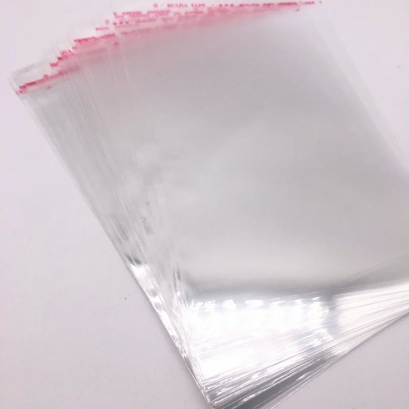 100pcs 5x7,6x9,7x11,8x13,9x16,10x18cm Resealable Poly Bag Tr-封面