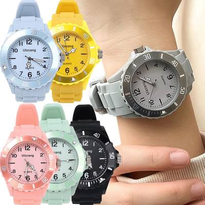 Color Silone Watches Couple s Waterproof Watch ultitional Di