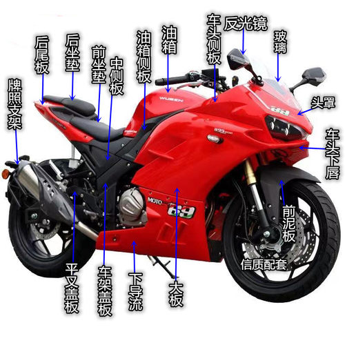 蛟龙400摩托车外壳r3v6小忍者