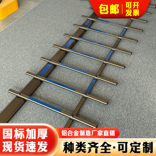 停车场道闸小区物业升降挡车直杆铝合金八角杆香槟色栅栏杆包邮 - 封面