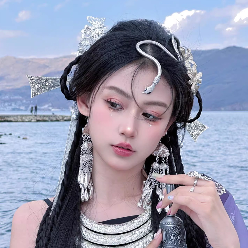 发簪汉服耳环步摇少数民族