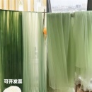 饰婚庆布置 幼儿园环创绿色网纱美业吊顶纱幔古风民宿背景帷幔装
