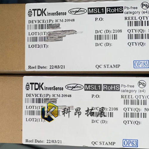 ICM-20948 QFN24 低功耗陀螺传感器芯片 全新原装 BOM配单 咨询