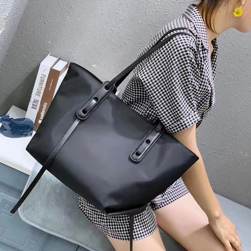 帆布单肩大包包女2020年新款潮韩版牛津布大容量简约托特包购物袋