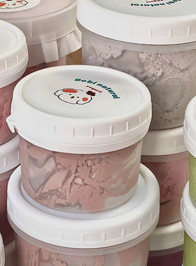 希腊干噎酸奶杯子手工双皮奶椰子冻冰淇淋奶冻一次性水果捞打包罐