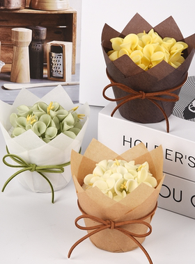 食品用耐高温郁金香纸杯防油蛋糕纸杯甜品杯马芬杯火焰杯蛋糕纸托