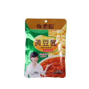 包邮佐香园黄豆酱400g*3袋东北大酱豆瓣酱沾葱沾菜炸酱熟酱葱伴侣