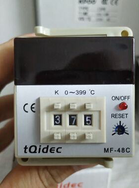 台泉tqidec 拨码设定数显温控器E5C4 MF-48C (K399继电器)