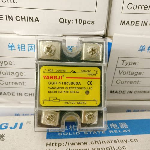 阳继YANGJI 单相交流固态调压器 YHR3850A 电阻调压VR
