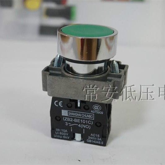 金属按钮LA128EA平头复位按钮开关 XB2-BA31C/BA42C/BA52C