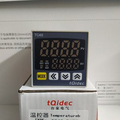 台泉 48款数显智能型温度控制表温控器 TC4SR1TC K继电器SSR