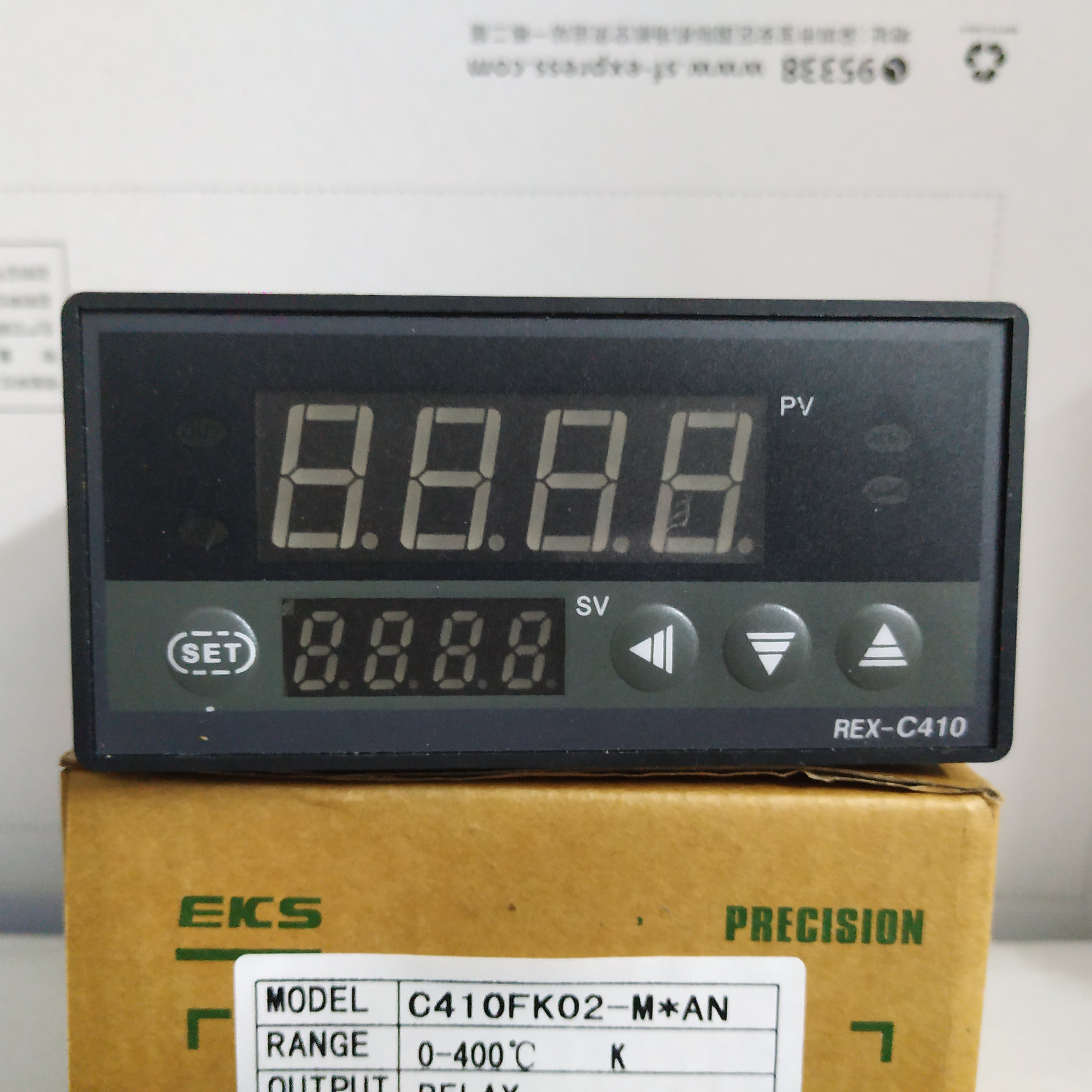 扬丰EKS数显智能温控仪表 REX-C410 FK02-MVAN(K型/继电器/固态