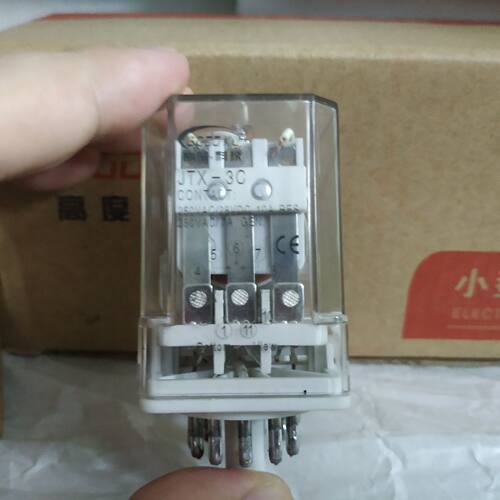 小型中间电磁中间继电器 JTX-3C AC380V 三组10A