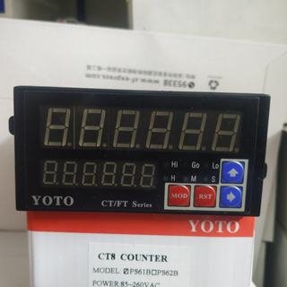 北崎电气YOTO 数显智能加减计数器多功能计米器计长器 CT8-PS62B