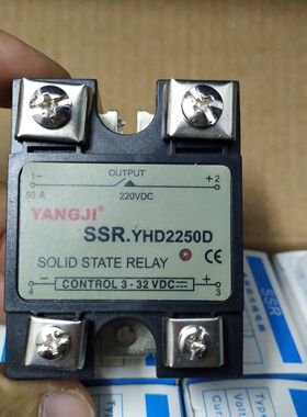 阳继YANGJI 单相直流固态继电器 YHD2250D (50A/220VDC)