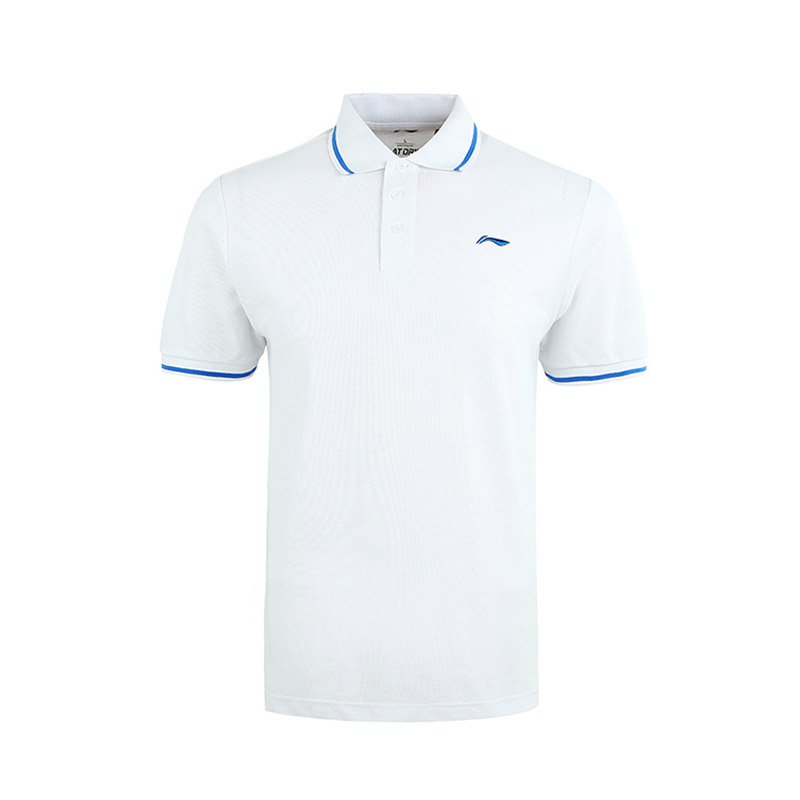 Polo sport homme LINING APLJ185 en coton - Ref 551535 Image 4