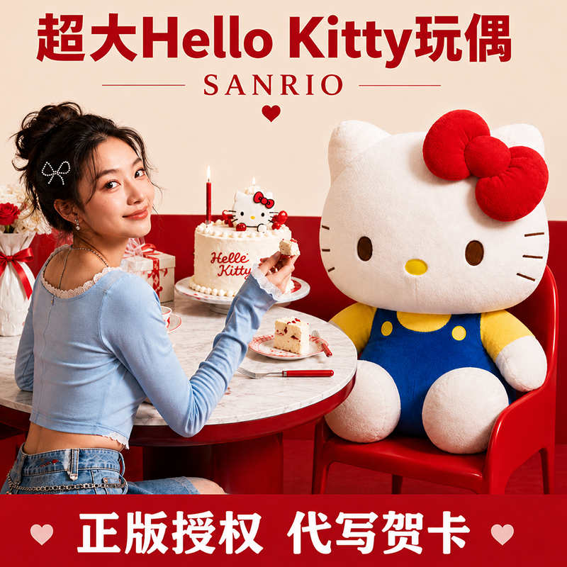 三丽鸥巨型玩偶娃娃官方旗舰店