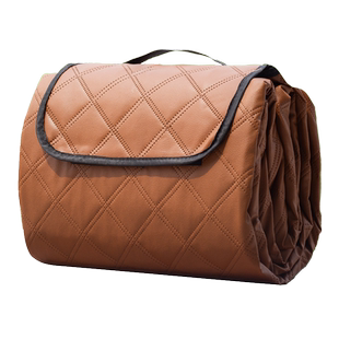 皮革野餐垫防潮垫加厚户外露营帐篷内地垫便携春游野炊布沙滩垫子