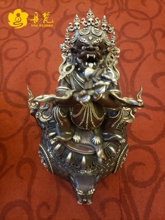 尼泊尔能食金刚香炉噉食金刚空行母纯铜精工制作高30cm尼泊尔直邮