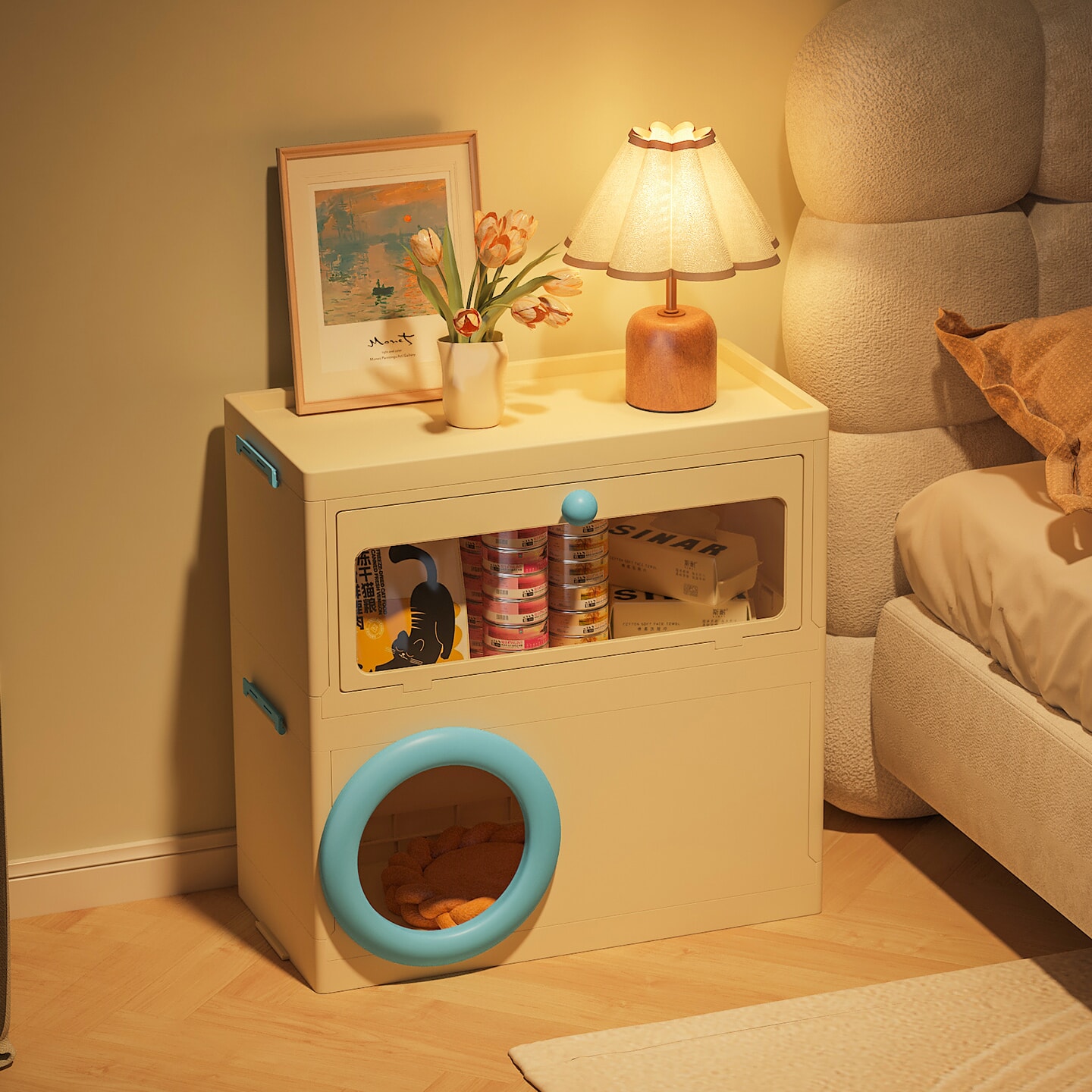 梅氏多层猫窝置物架猫咪躲避屋