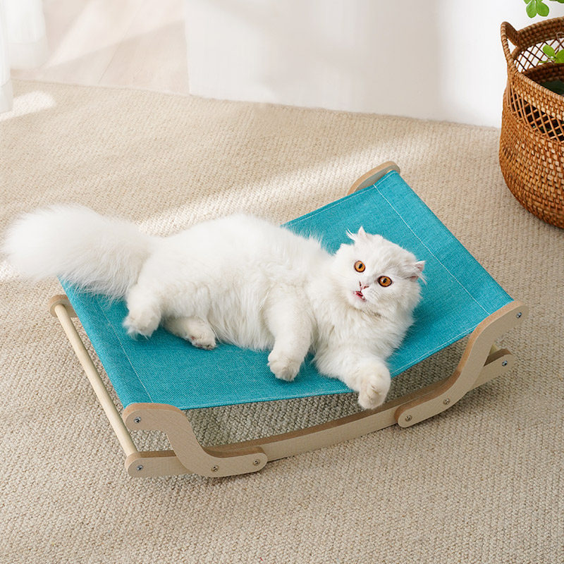 速发摇摇床猫吊床摇摇秋猫窝离通四季地用猫挂窝大号猫椅千可拆洗