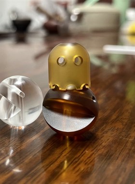 速发吃 水母怪小幽IPE灵钛折刀坠挂扣防丢电手滑项链吊坠