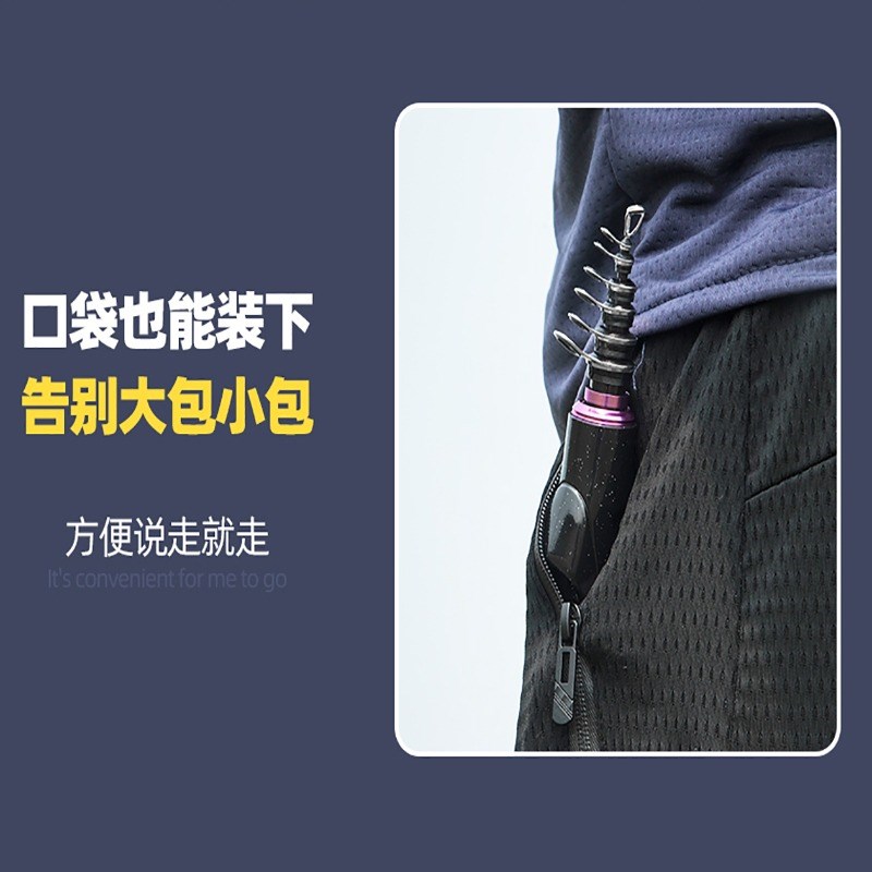 速发RYOB旅调短节装缩路亚竿套伸滑漂大导环I行便携钓竿