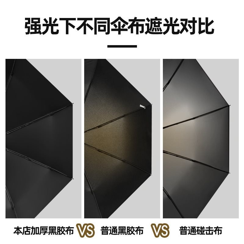 速发迷你防晒50+防紫外线晴五两折雨伞折叠伞高级感太雨用伞