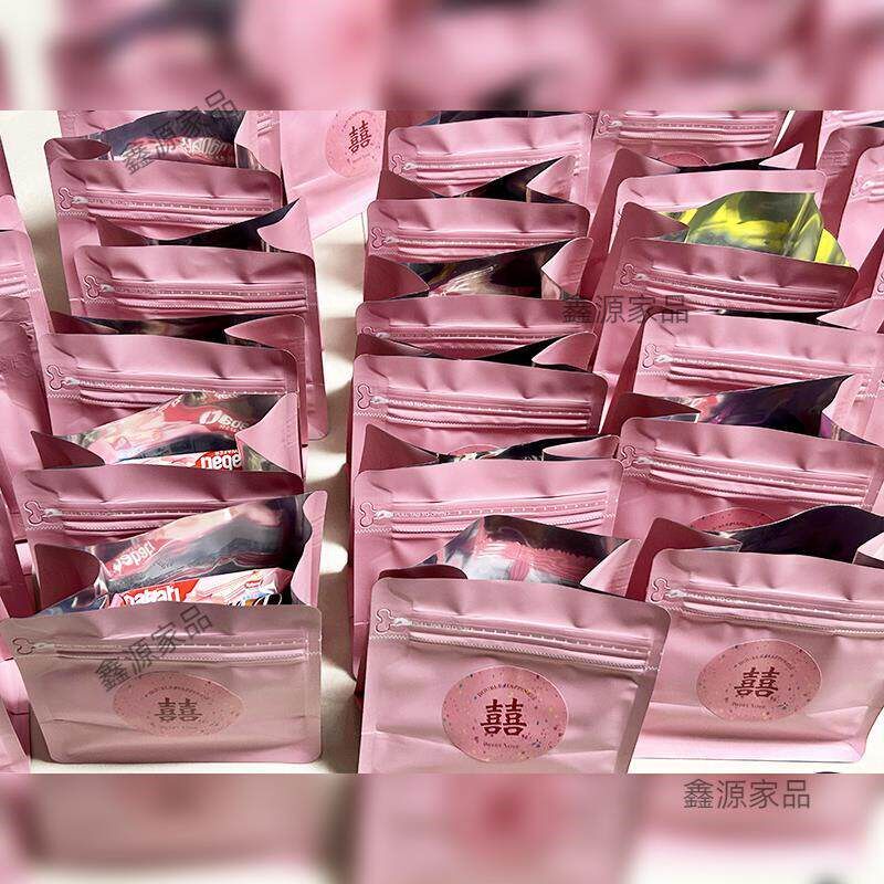 速发袋自封袋八边封咖啡袋包装袋礼品袋结婚伴手礼礼盒