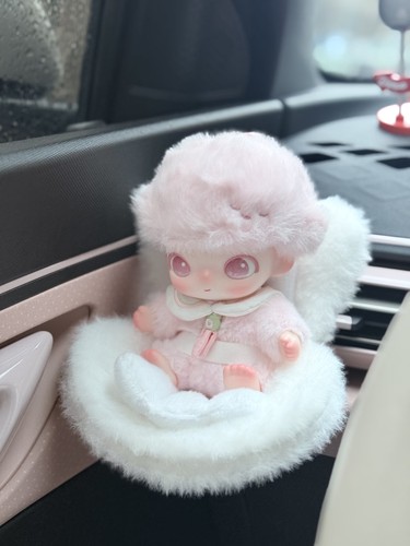 泡泡玛特dimoo新生日记眷恋懵懂搪胶新奇毛绒labubu守护车载座椅