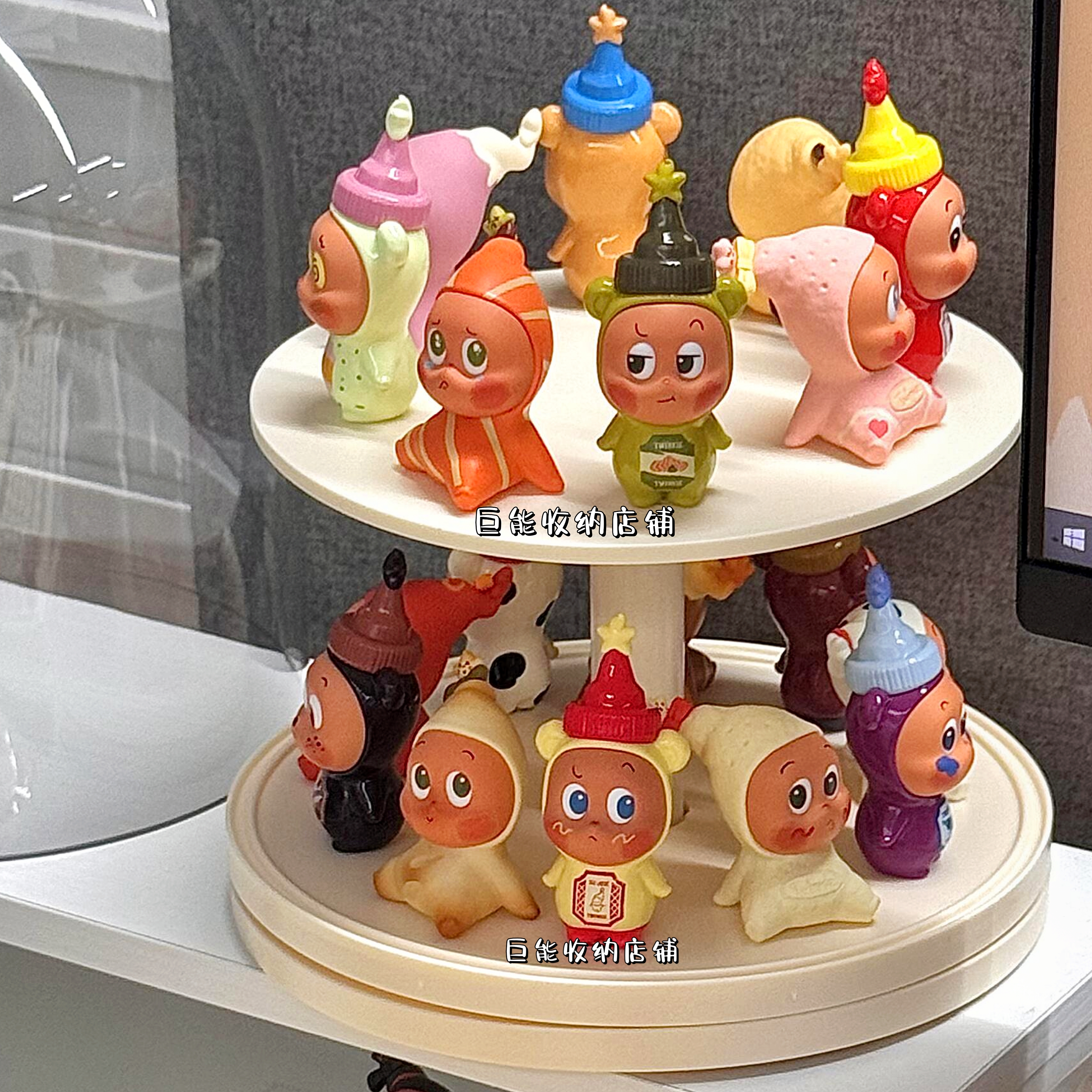 星星人随心配萌粒透明亚克力收纳