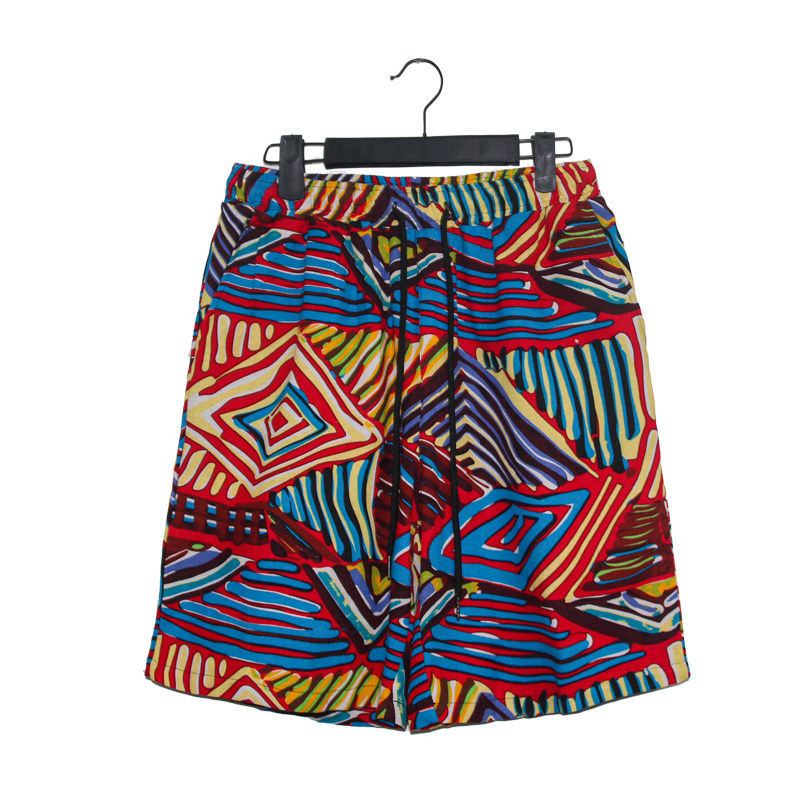 1508-ST12-P20新款棉麻短裤印花青年修身运动短裤大码五分裤休闲，男装牛仔裤，星座1508-1